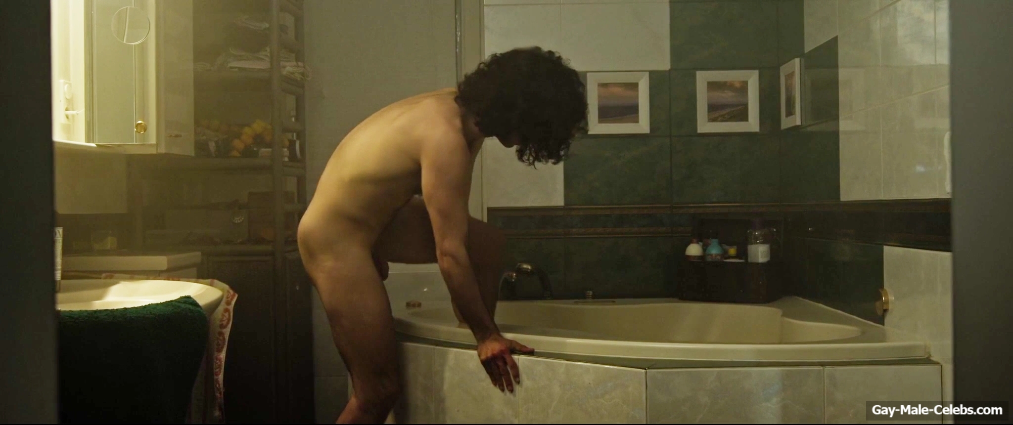 Nicolas Sidiropulos frontal nude in Goodnight Killer
