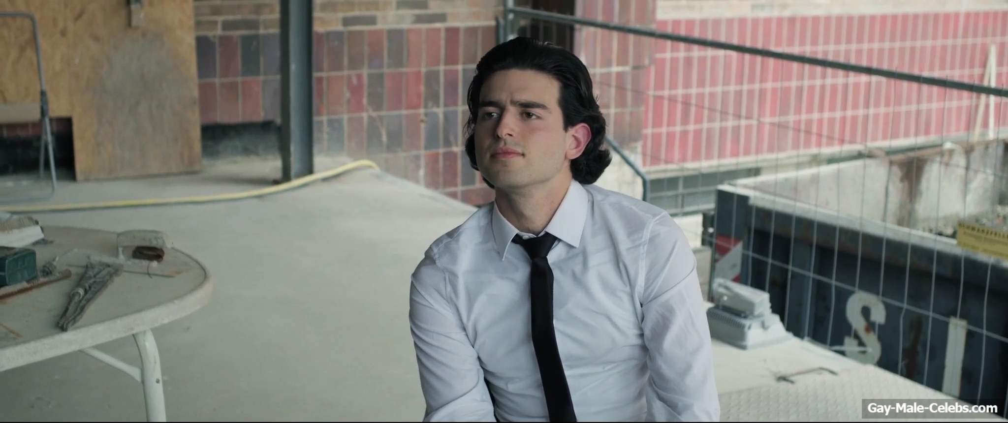 Nicolas Sidiropulos frontal nude in Goodnight Killer