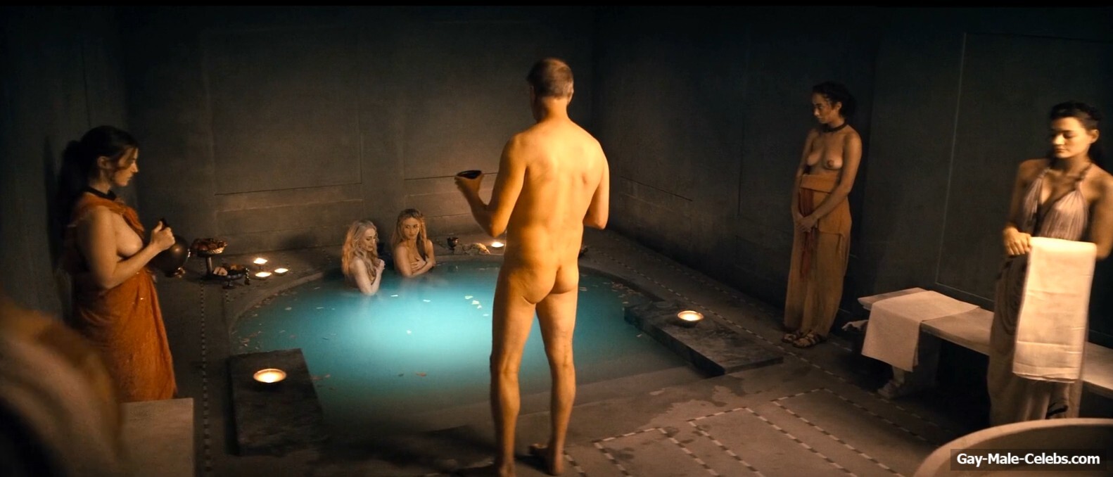 Adam Gardiner Nude Dick Scenes in Spartacus House Of Ashur