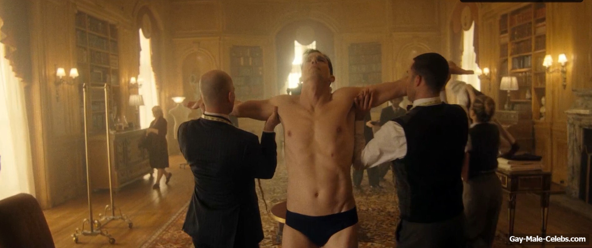 Ashton Kutcher bulge and shirtless in The Beauty