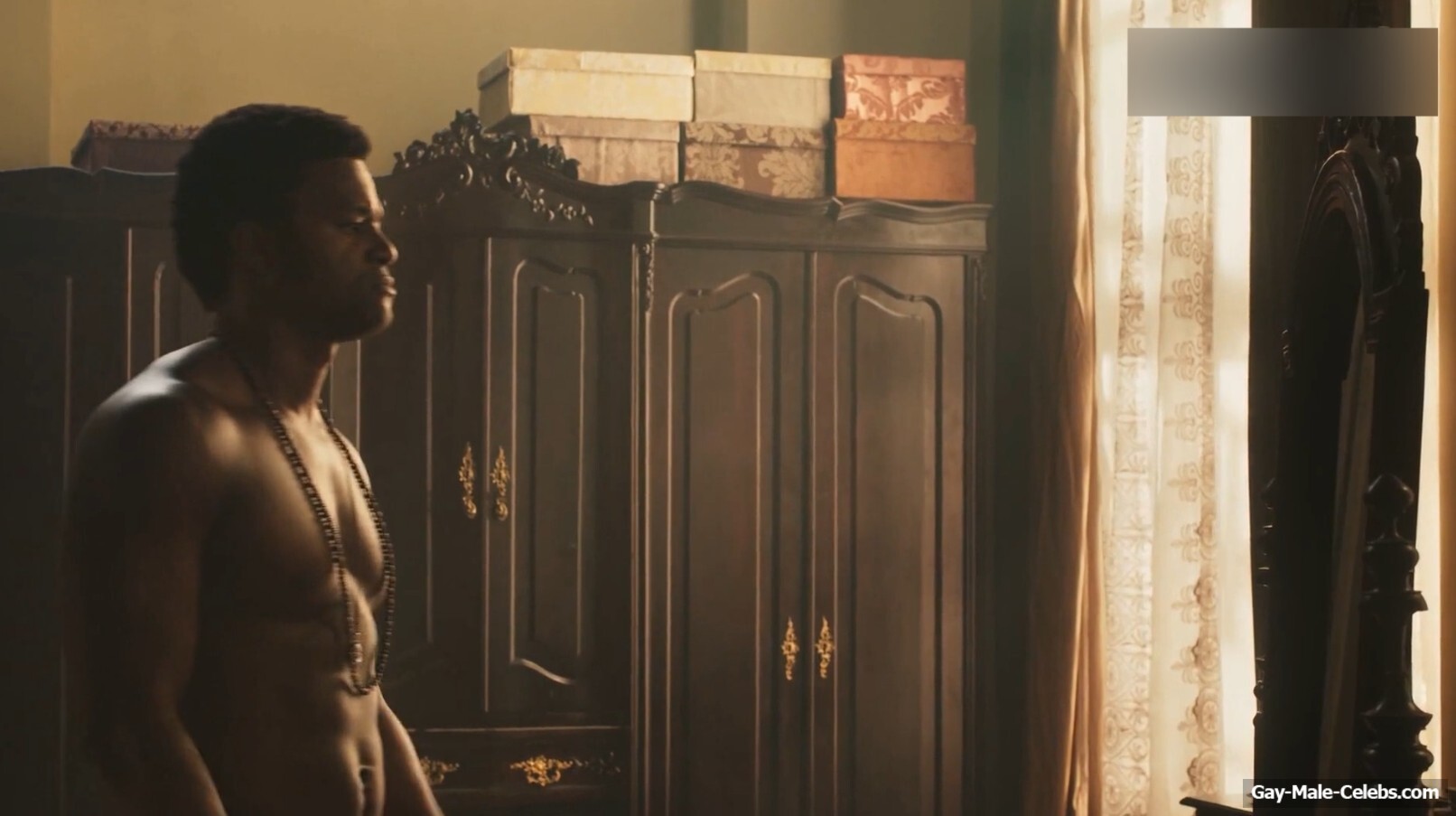 David Junior shirtless