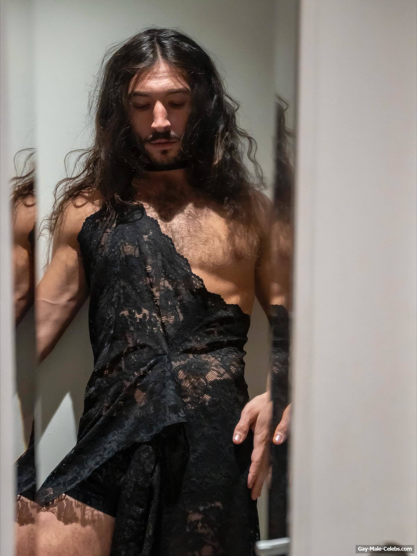 Ezra Miller Cock Bulge And Lacy Lingerie Pics