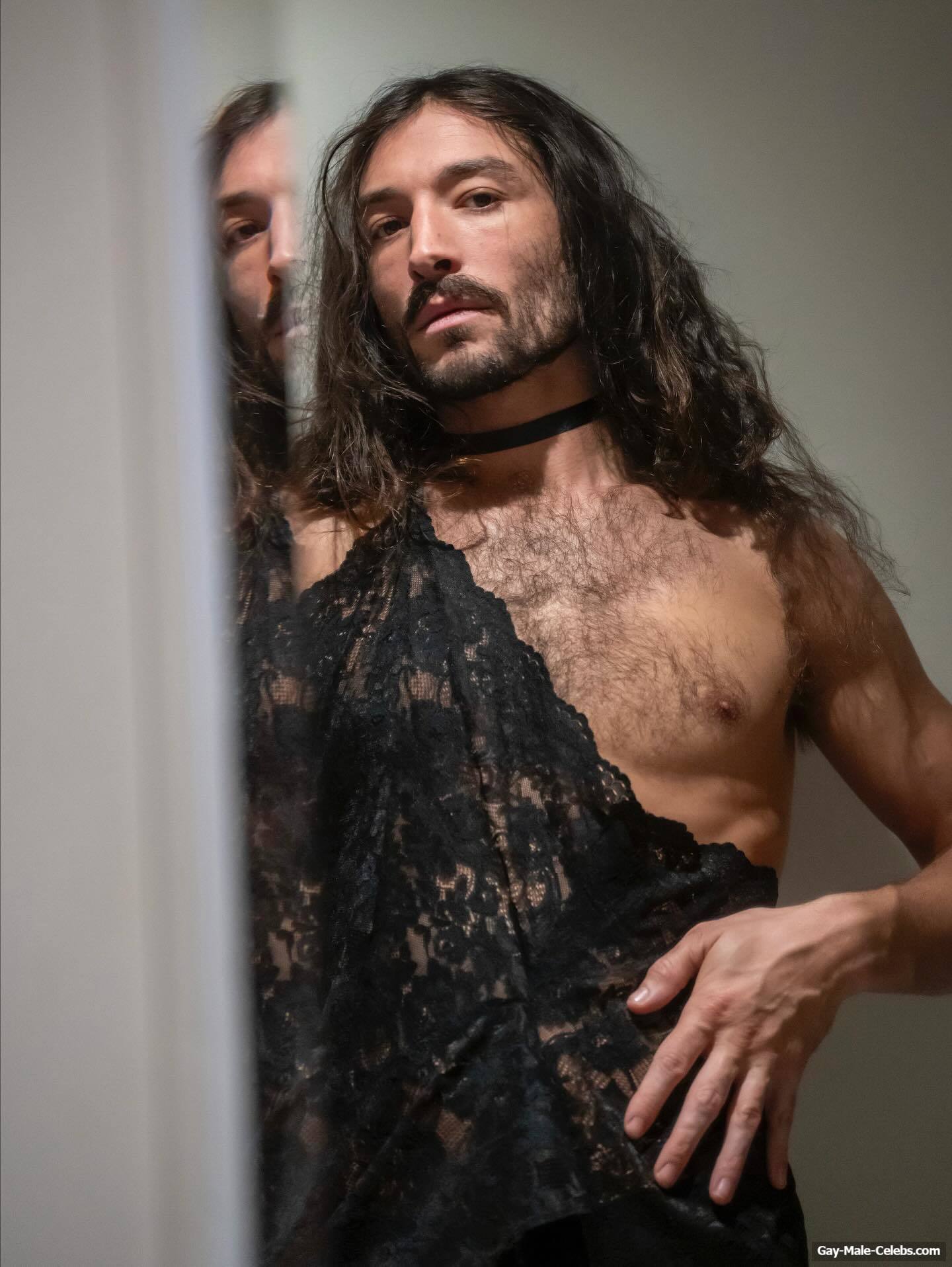 Ezra Miller Cock Bulge And Lacy Lingerie Pics