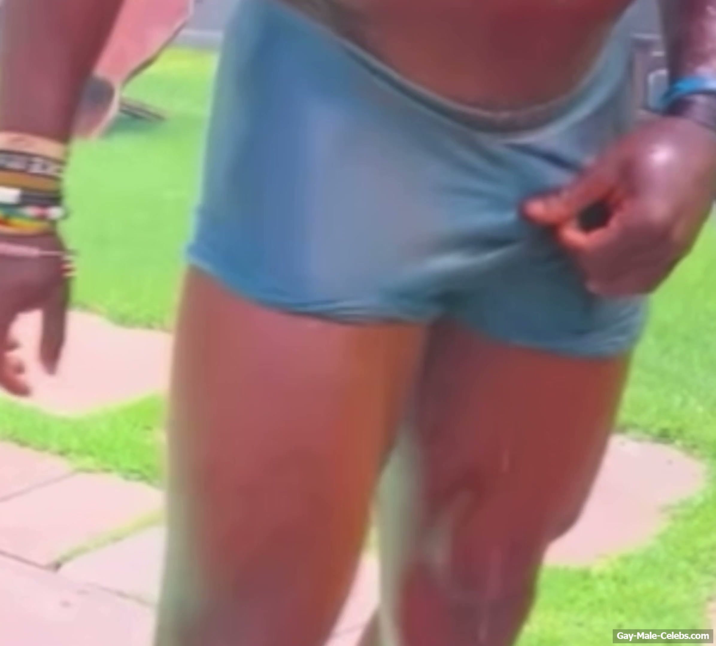 IShowSpeed Nude Penis Through Wet Shorts