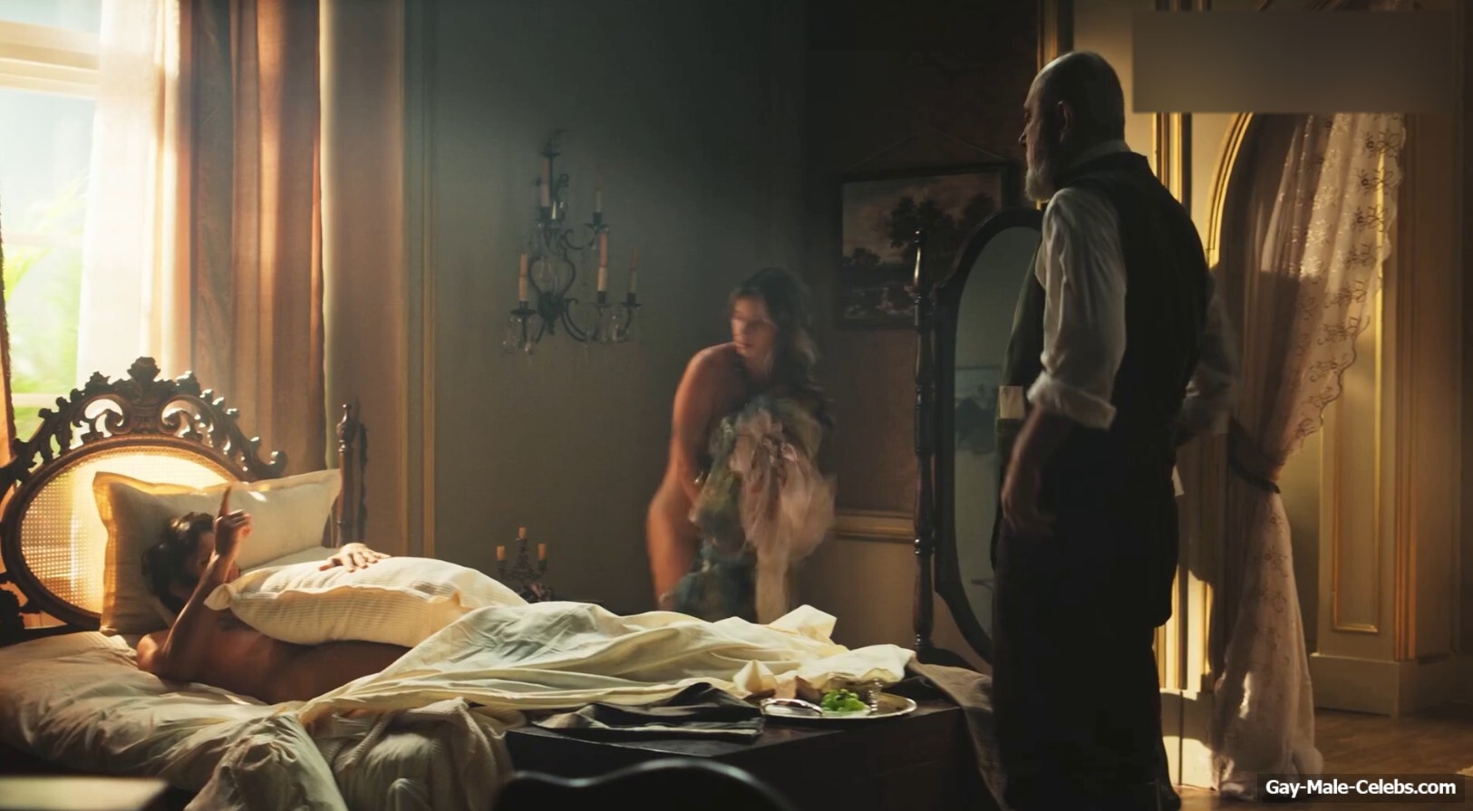 Ricardo Burgos Nude Ass Shirtless Scenes in Madam Beja