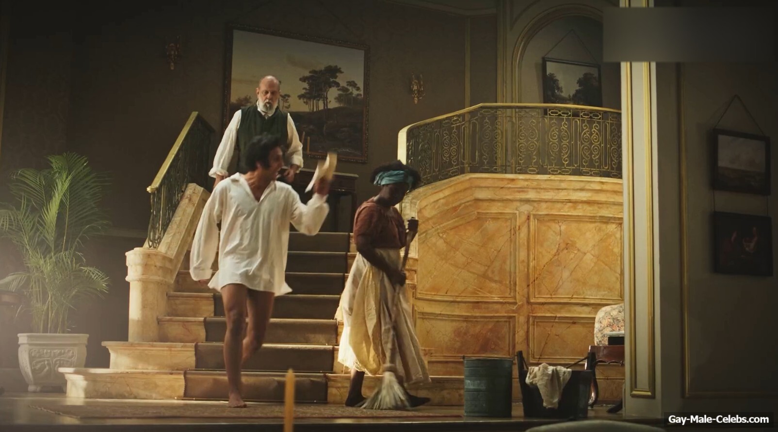 Ricardo Burgos Nude Ass Shirtless Scenes in Madam Beja