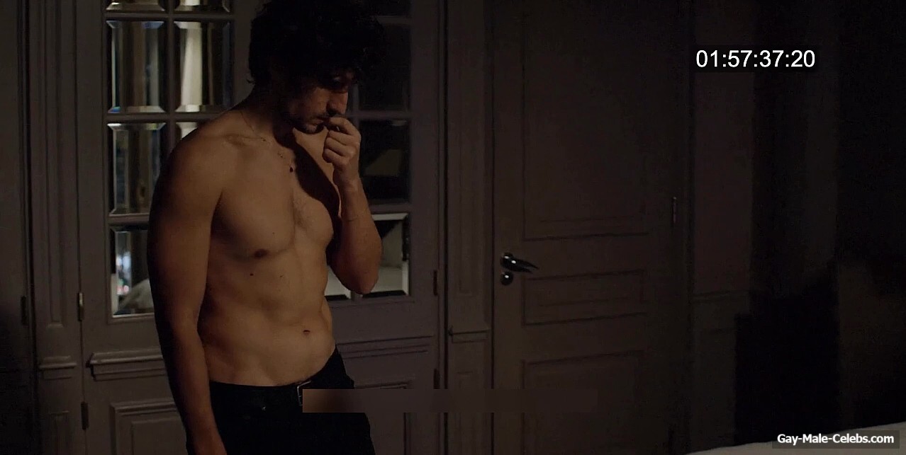 Louis Garrel shirtless