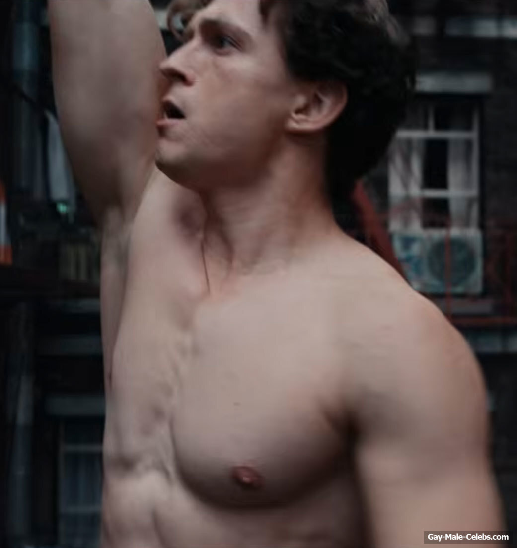 Tom Holland Penis Bulge And Underwear Scenes in Spider-Man 4