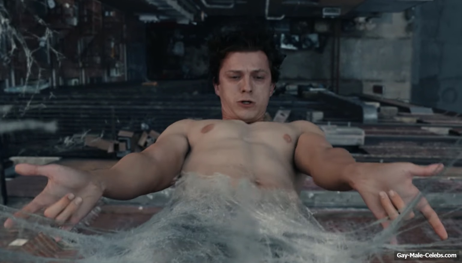 Tom Holland shirtless