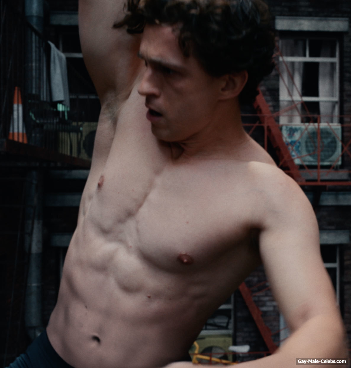 Tom Holland Penis Bulge And Underwear Scenes in Spider-Man 4