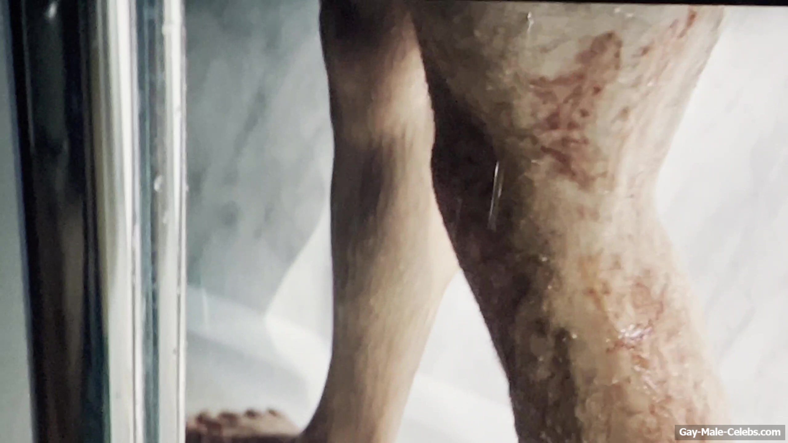 Aaron Taylor-Johnson nude shower scene in Fuze