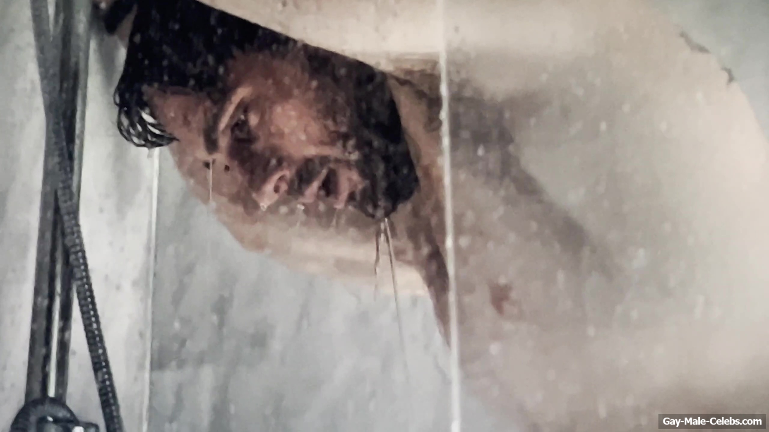 Aaron Taylor-Johnson nude shower scene in Fuze