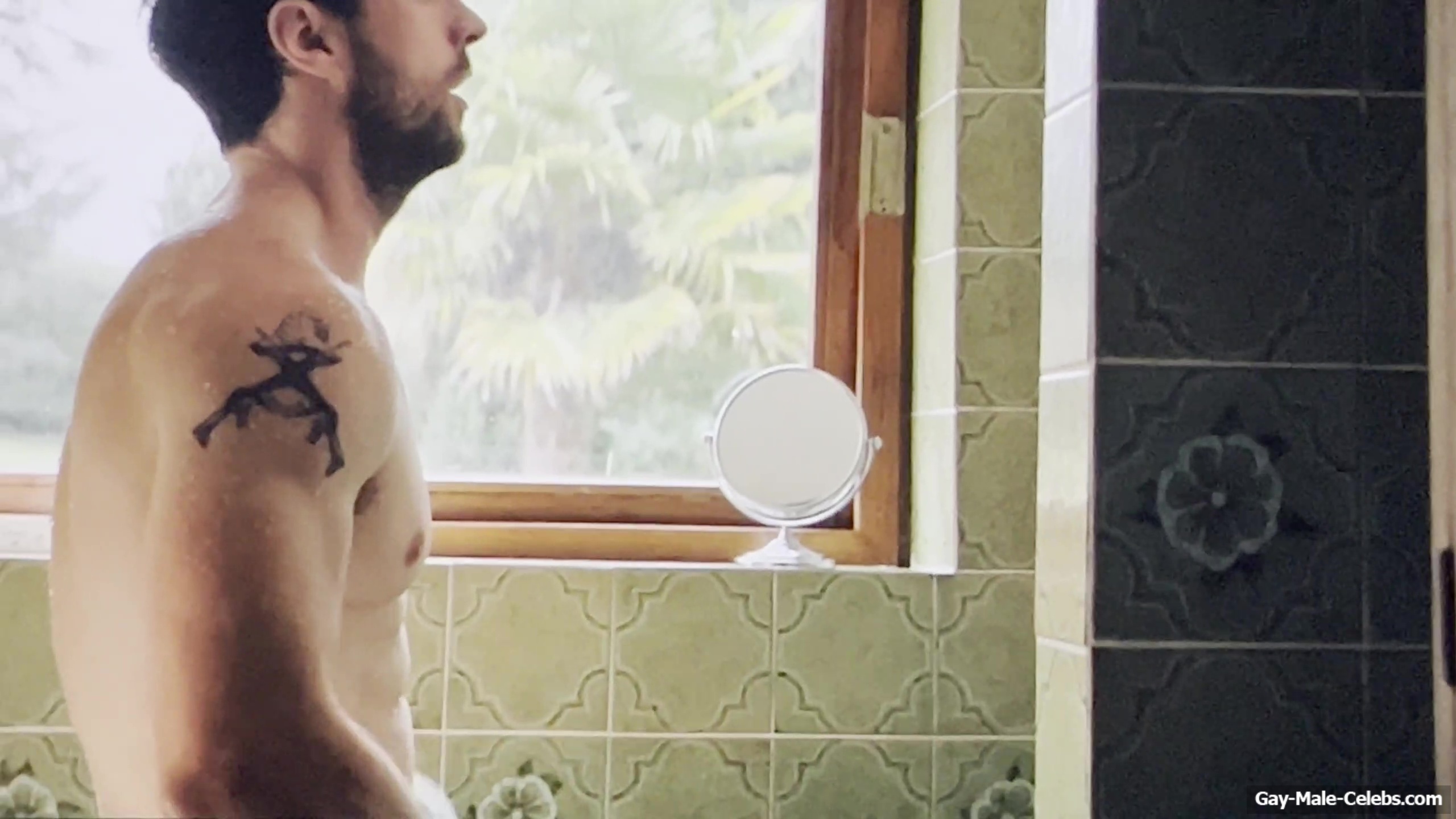Aaron Taylor-Johnson nude shower scene in Fuze