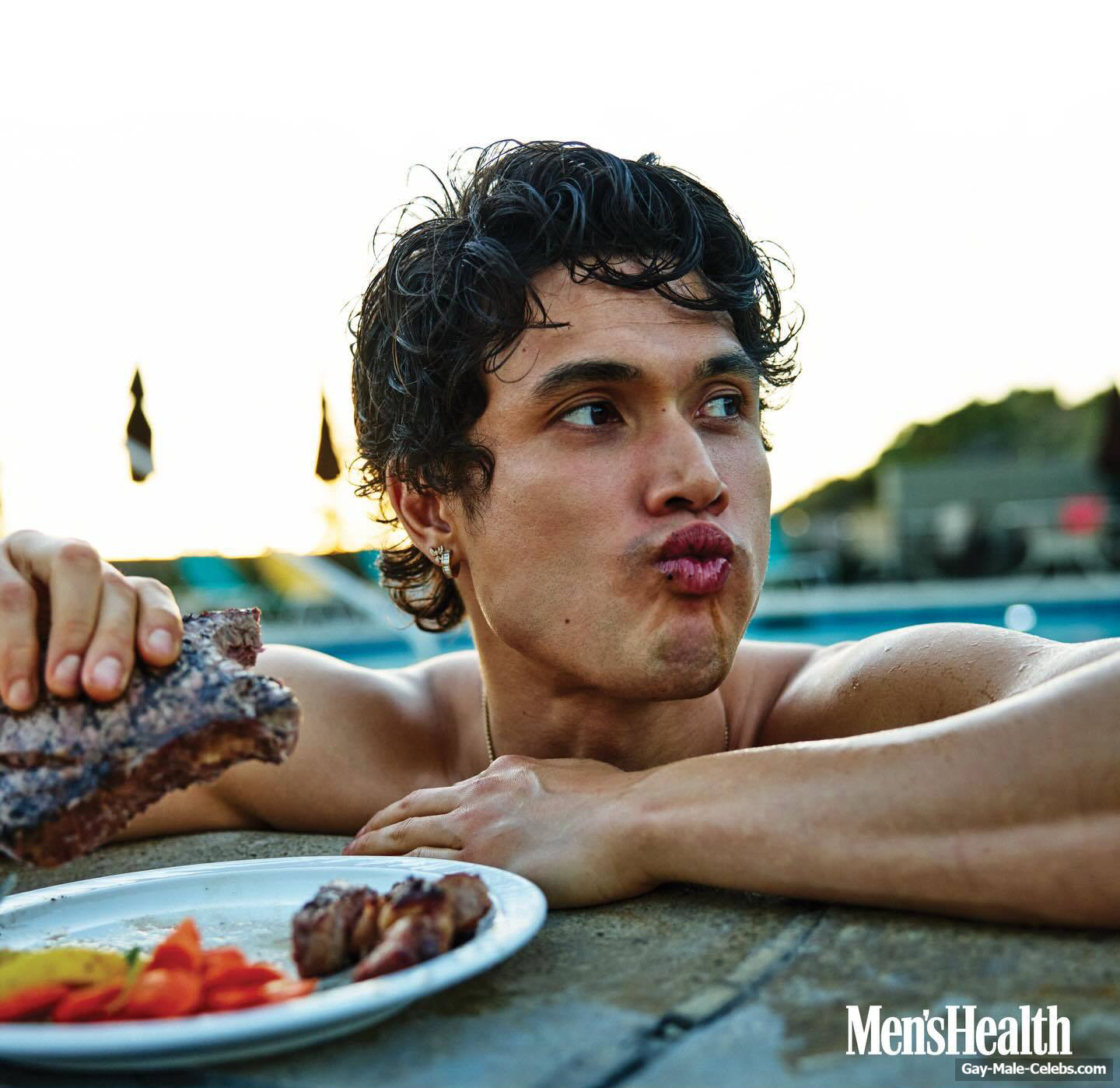 Charles Melton Shirtless And Cock Bulge Pics