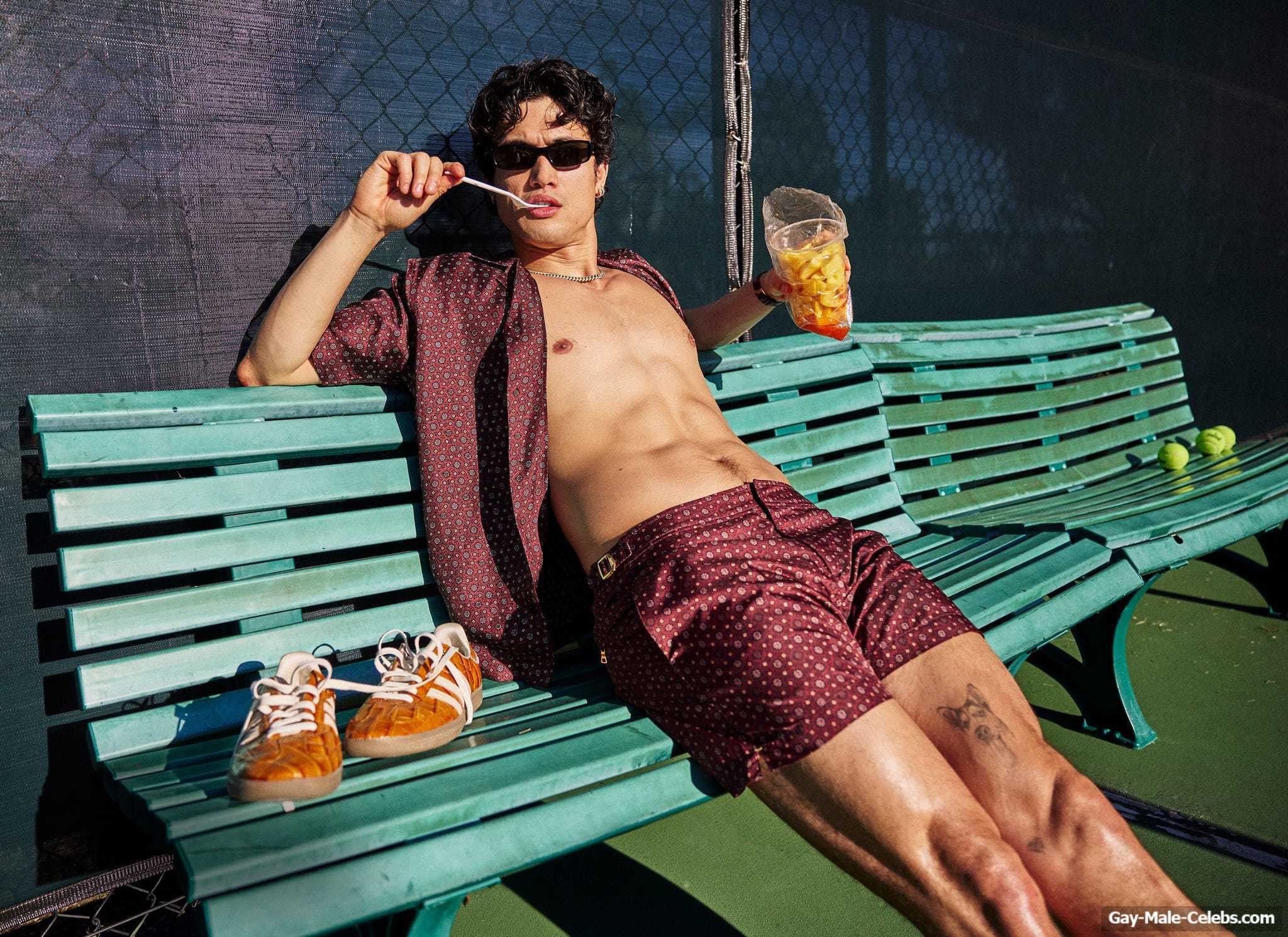 Charles Melton Shirtless And Cock Bulge Pics