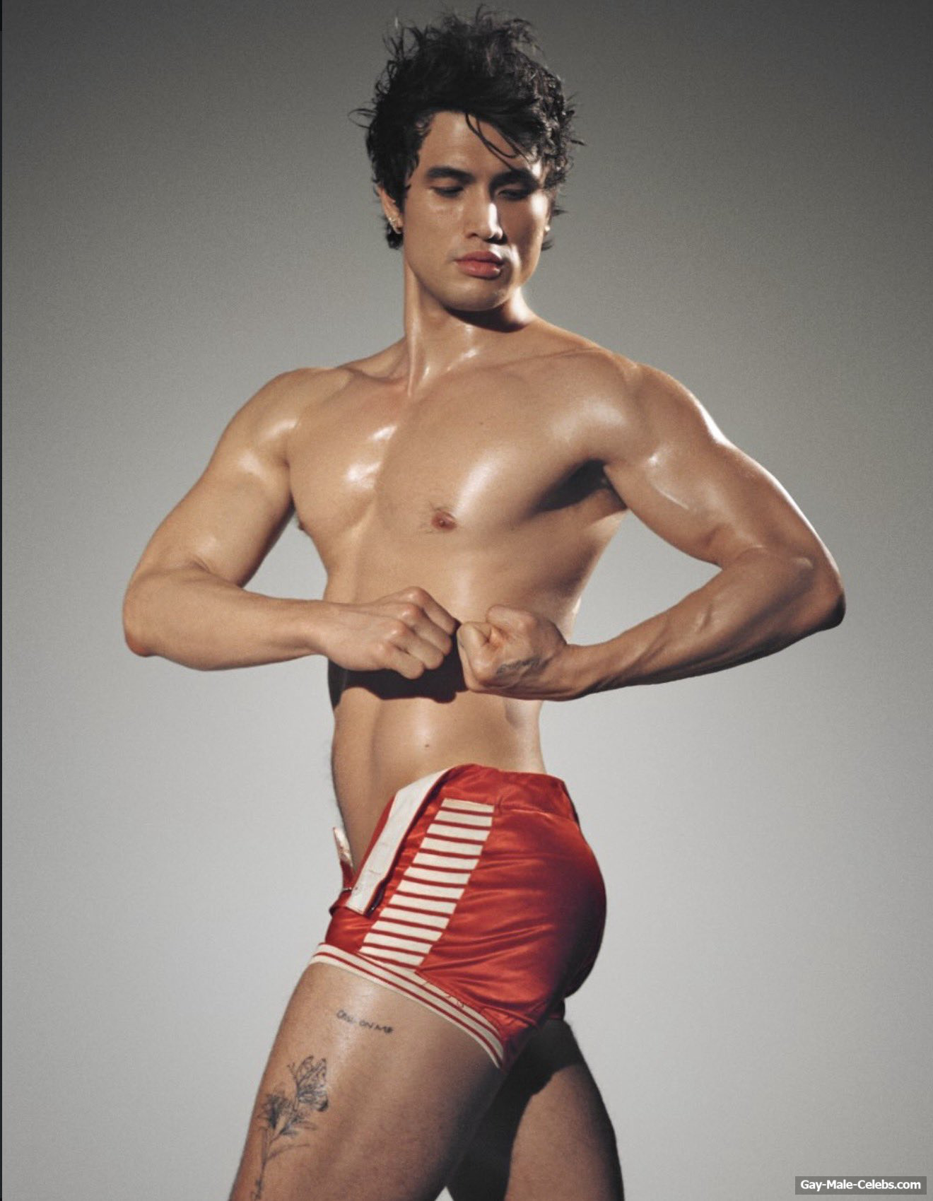 Charles Melton Shirtless And Cock Bulge Pics