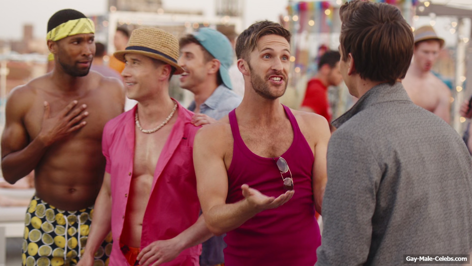 Drew Tarver And Other Nude Bulge in The Other Two