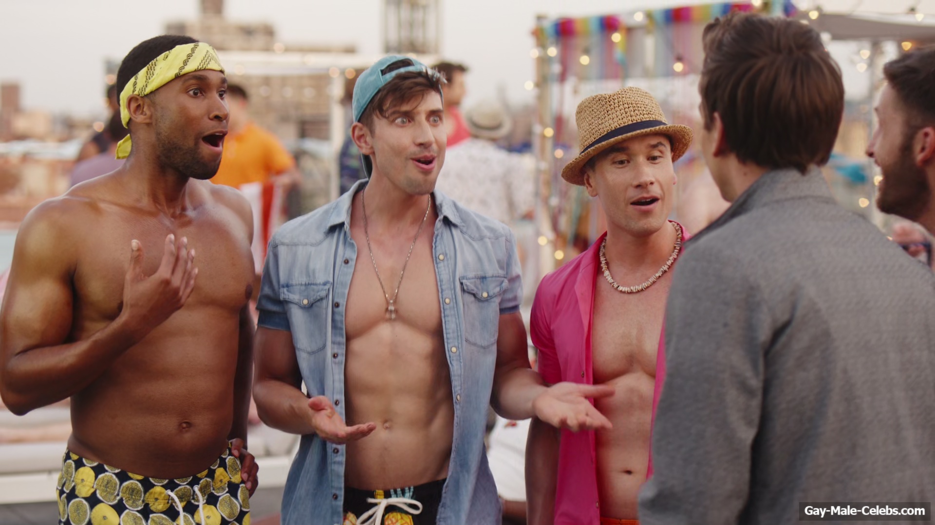 Drew Tarver And Other Nude Bulge in The Other Two