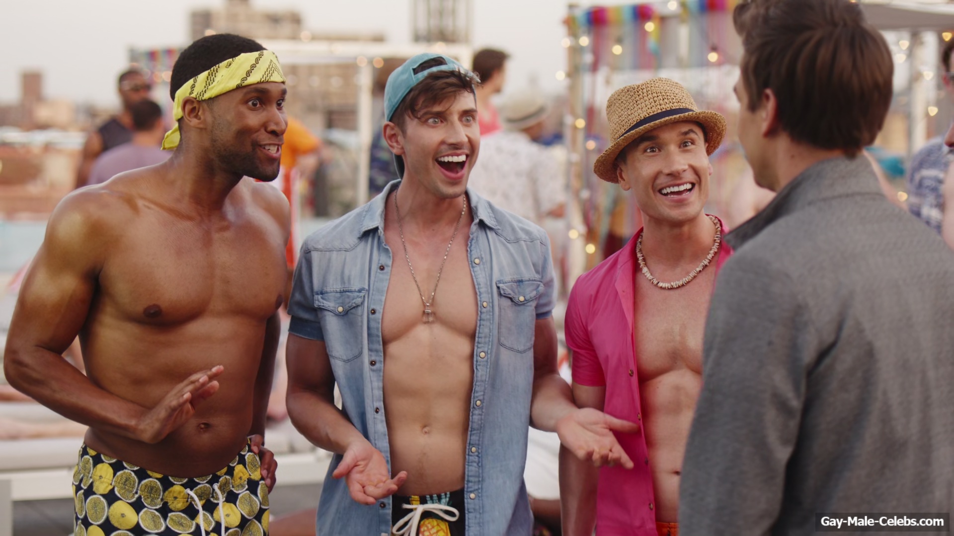 Drew Tarver And Other Nude Bulge in The Other Two