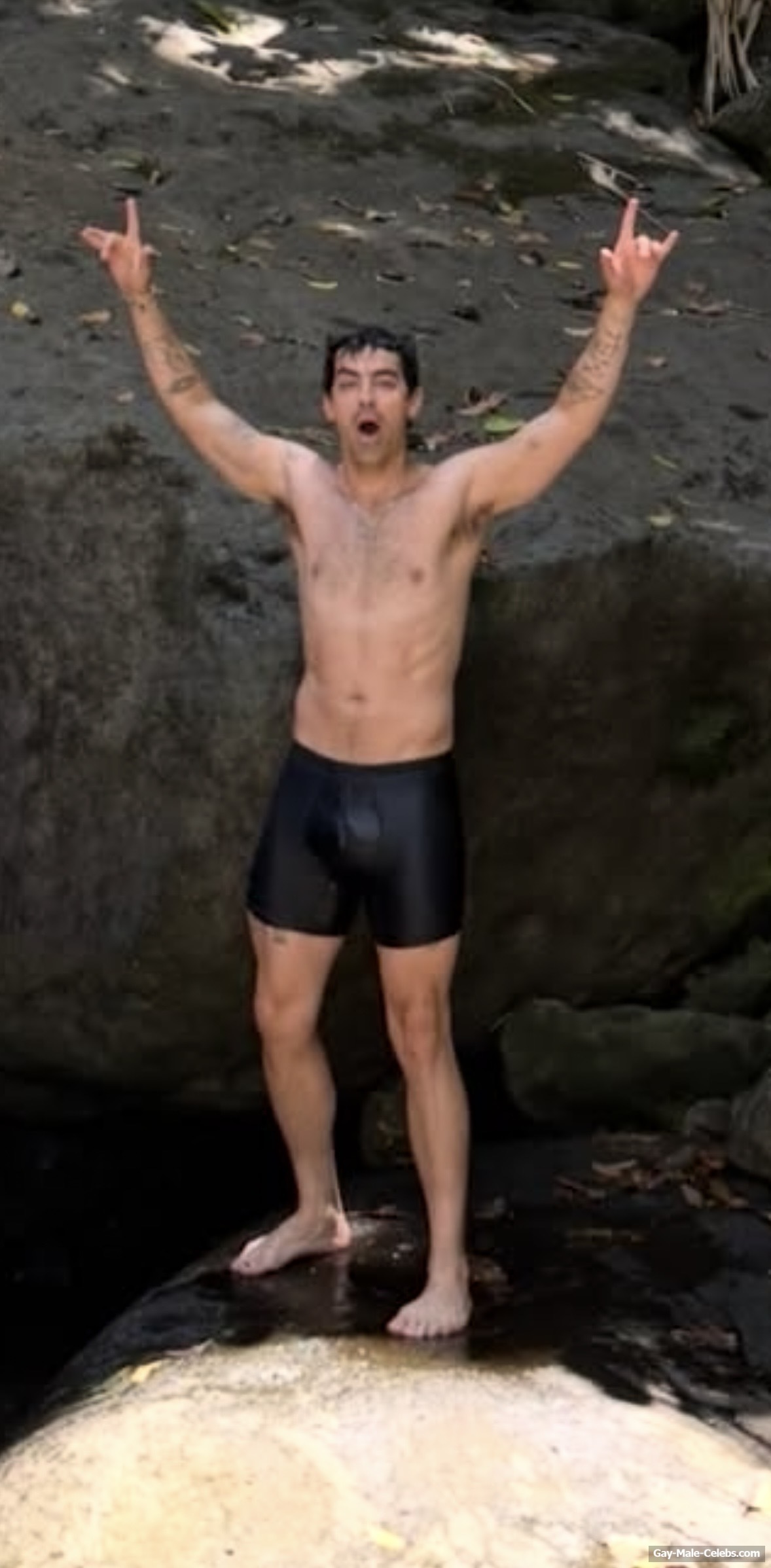 Joe Jonas naked torso