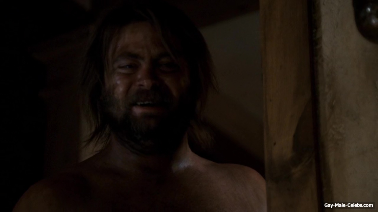 Nick Offerman Nude Real Penis Scenes in Deadwood