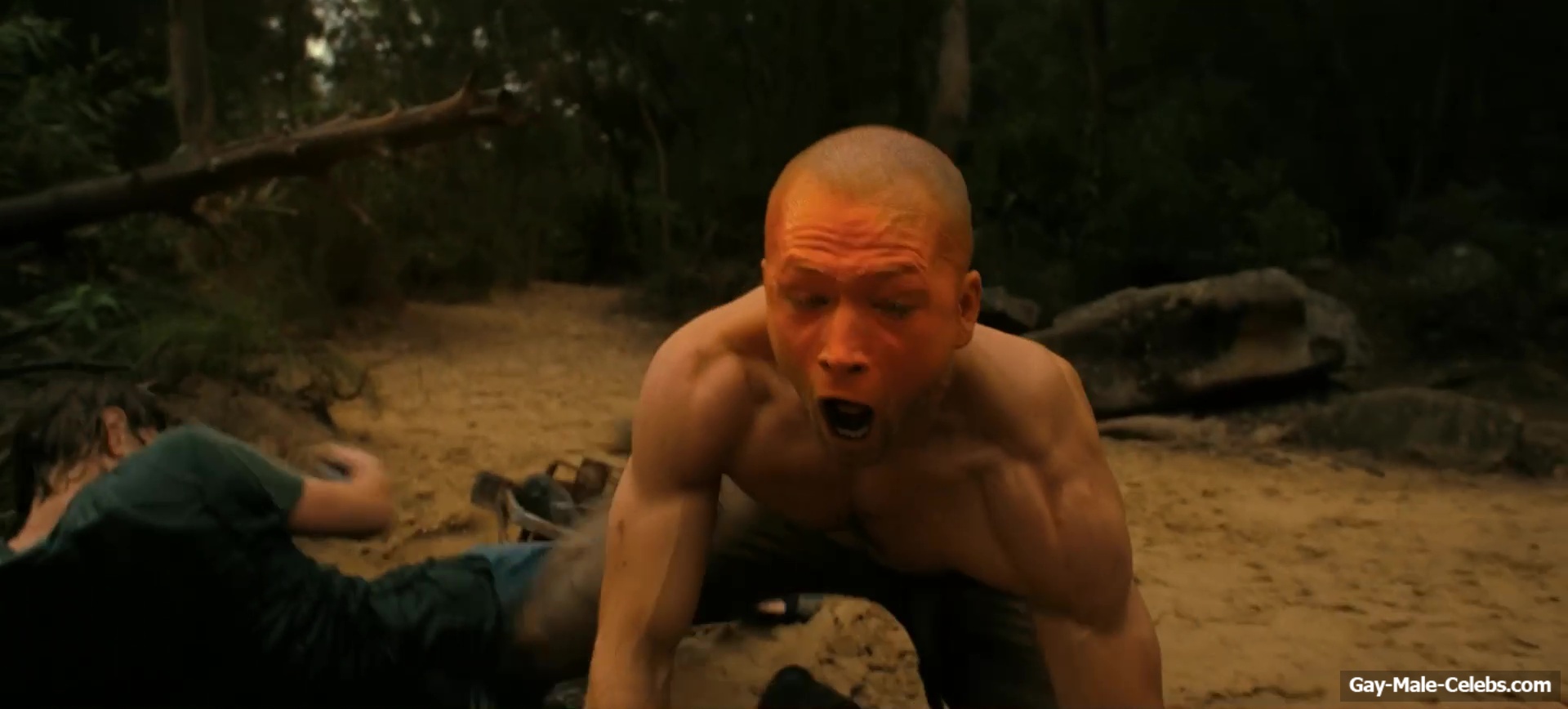 Taron Egerton nude in Apex