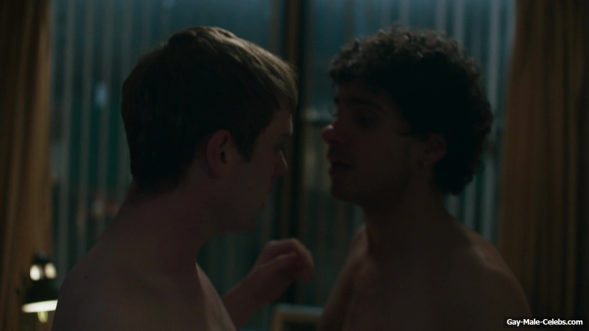 Bilal Hasna and Mitchell Robertson gay scenes in Half Man