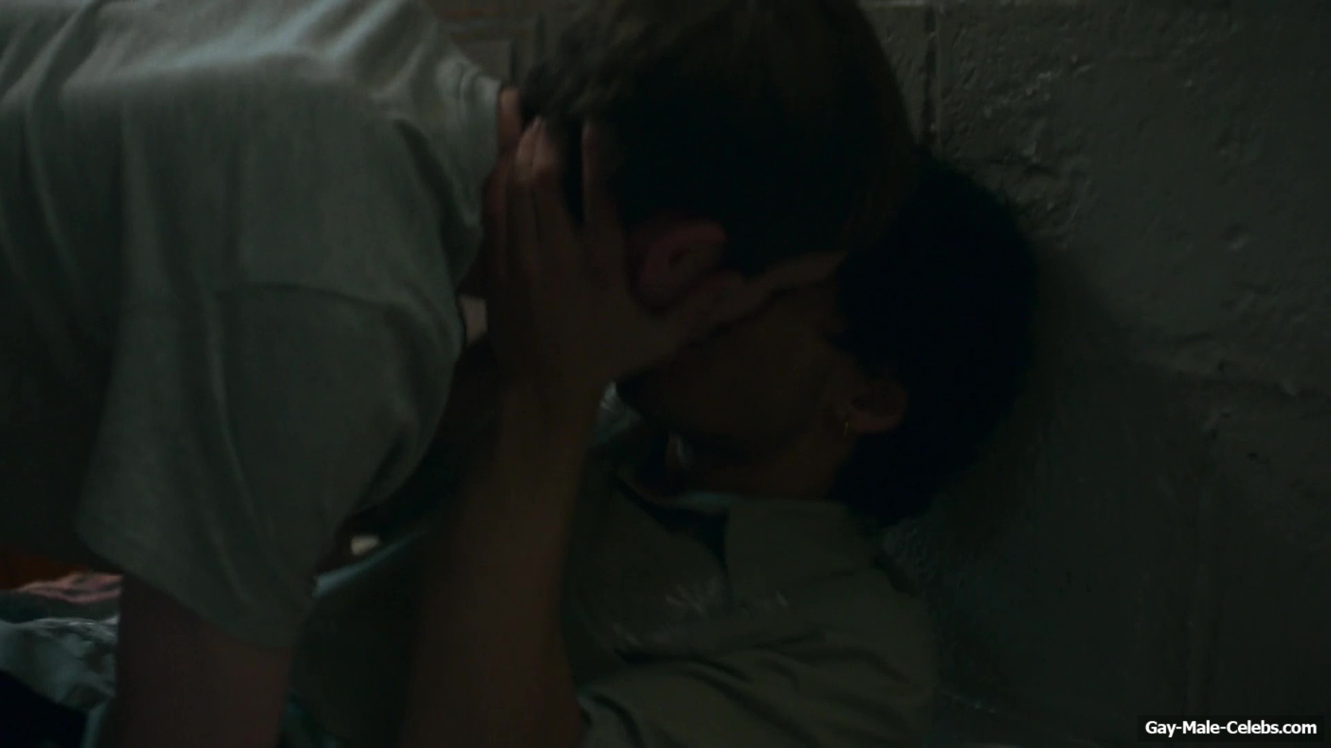 Bilal Hasna and Mitchell Robertson gay scenes in Half Man