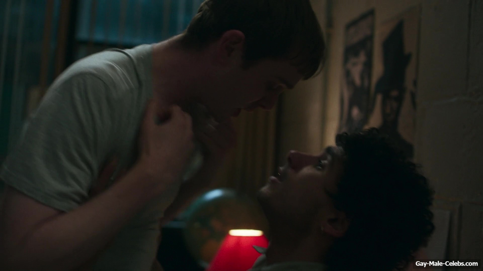 Bilal Hasna and Mitchell Robertson gay scenes in Half Man