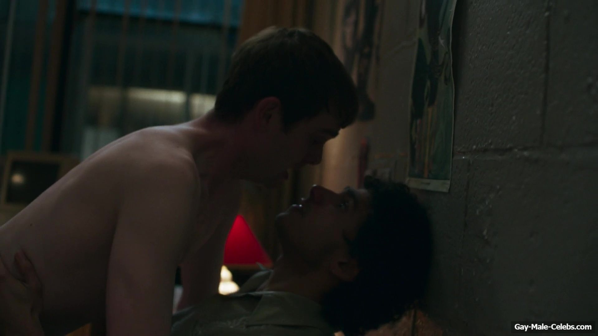 Bilal Hasna and Mitchell Robertson gay scenes in Half Man