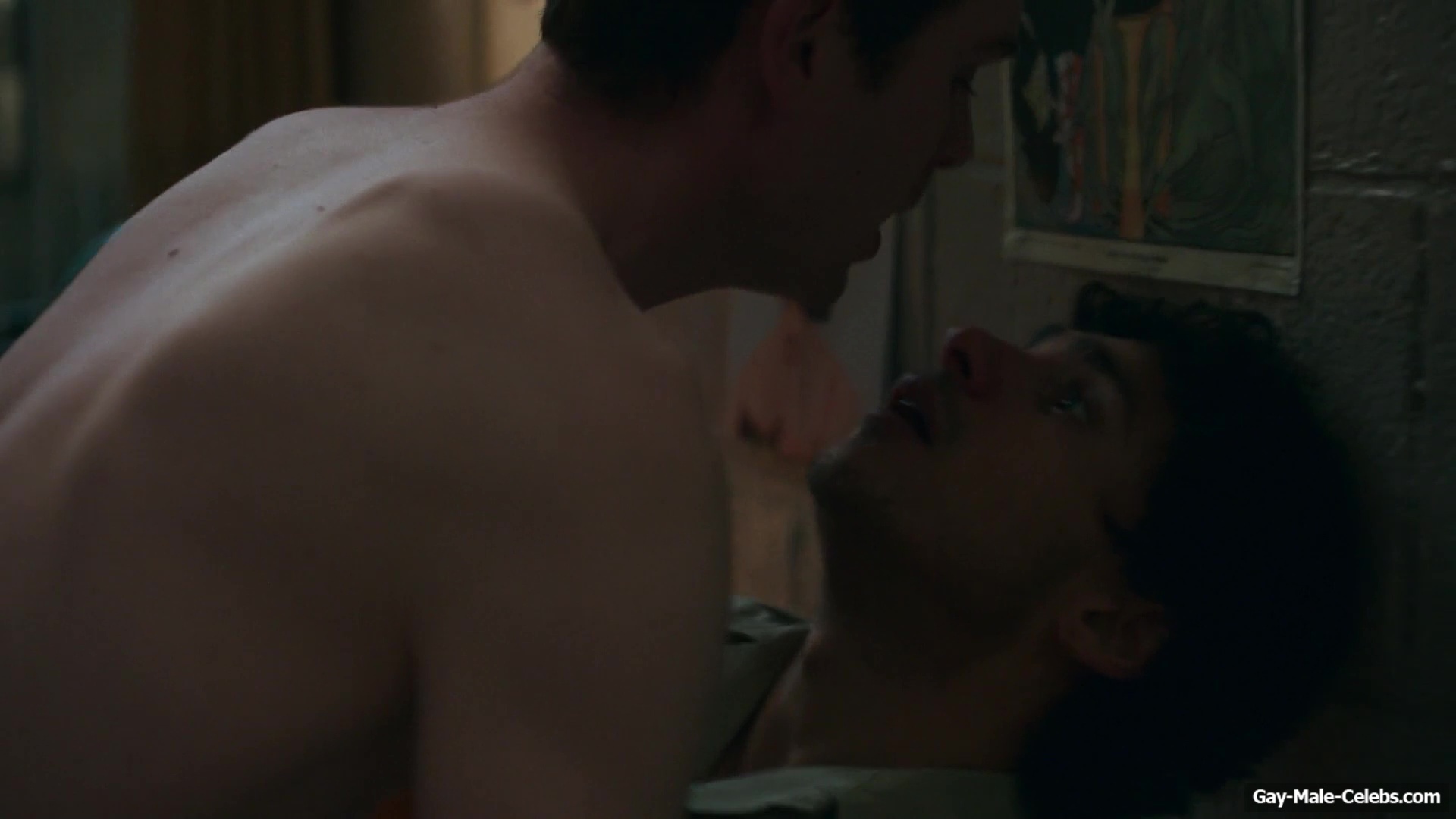 Bilal Hasna and Mitchell Robertson gay scenes in Half Man