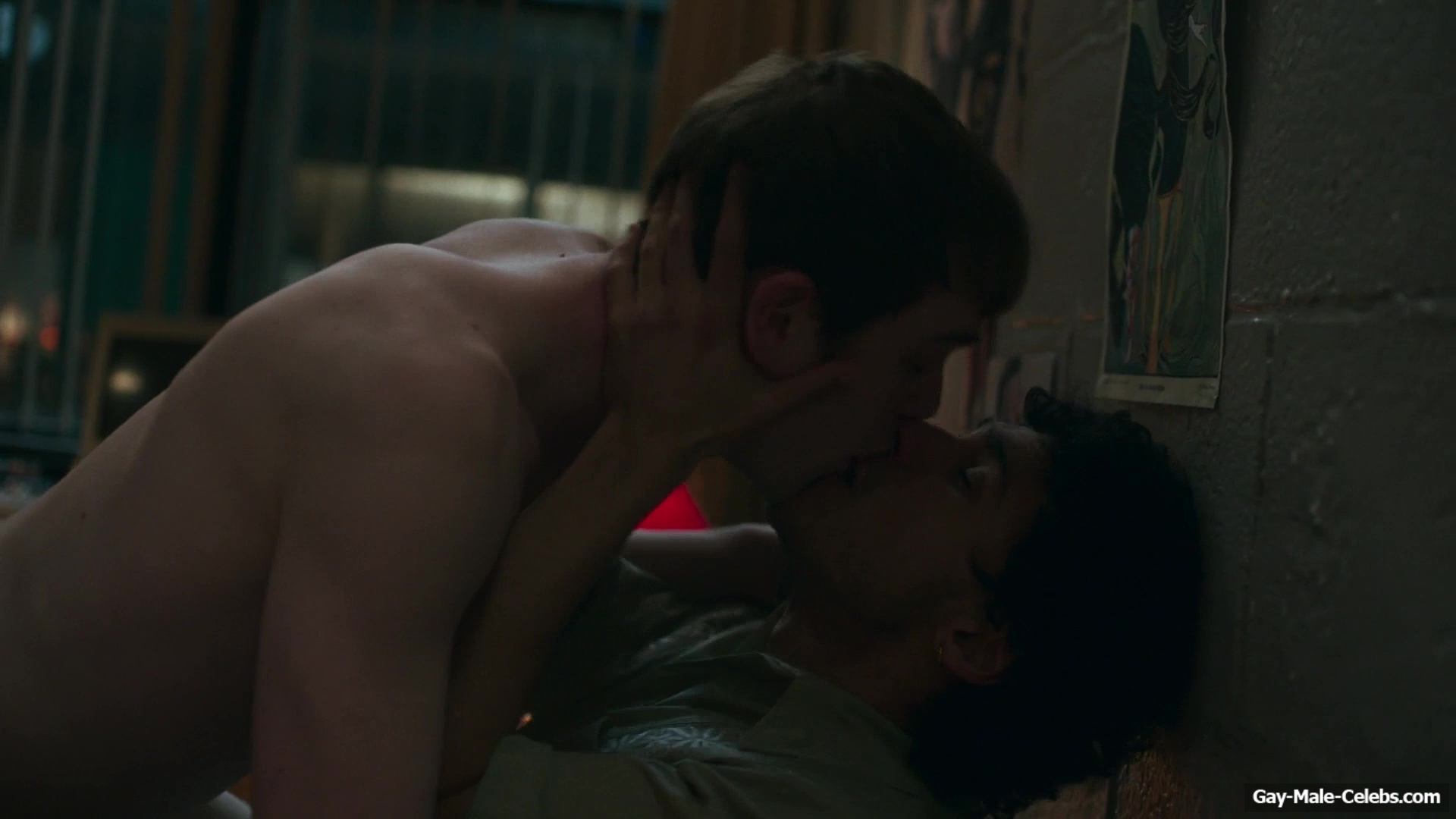Bilal Hasna and Mitchell Robertson gay scenes in Half Man
