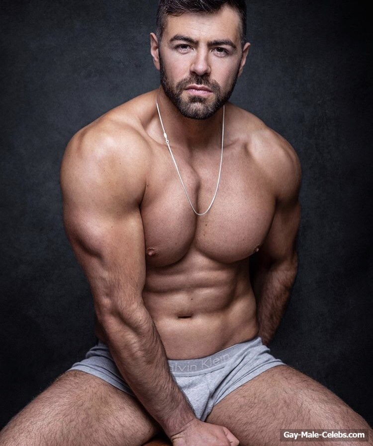 David Tag shirtless