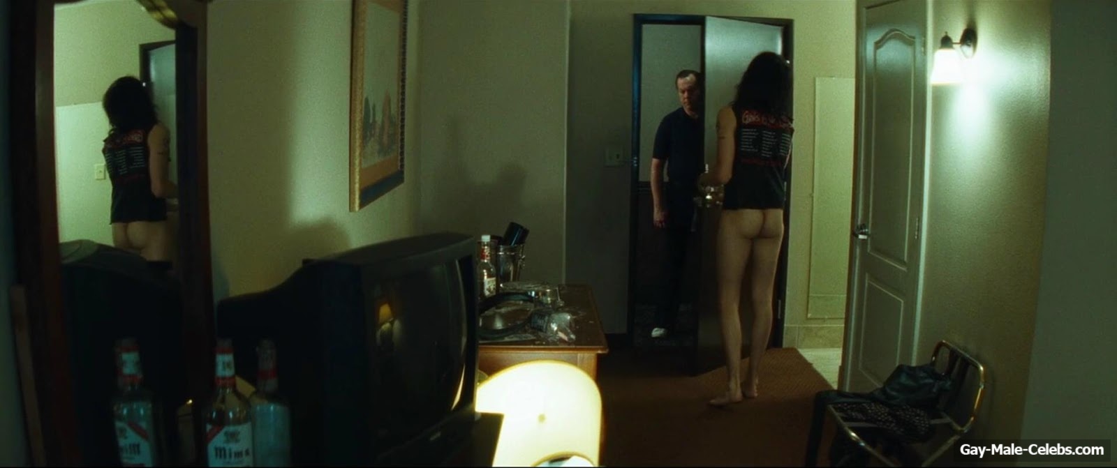 Douglas Booth nude ass in The Dirt