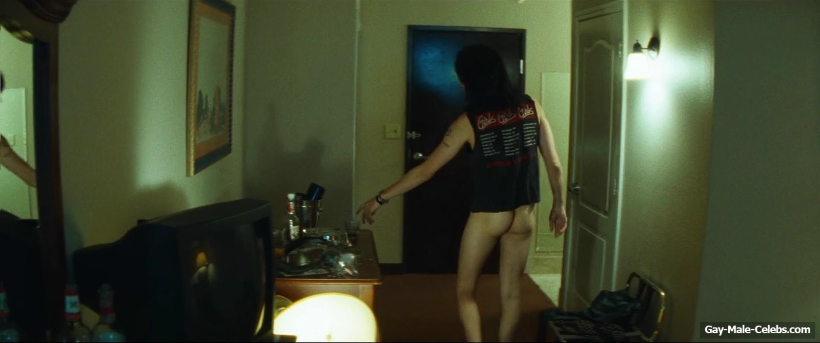 Douglas Booth nude ass in The Dirt