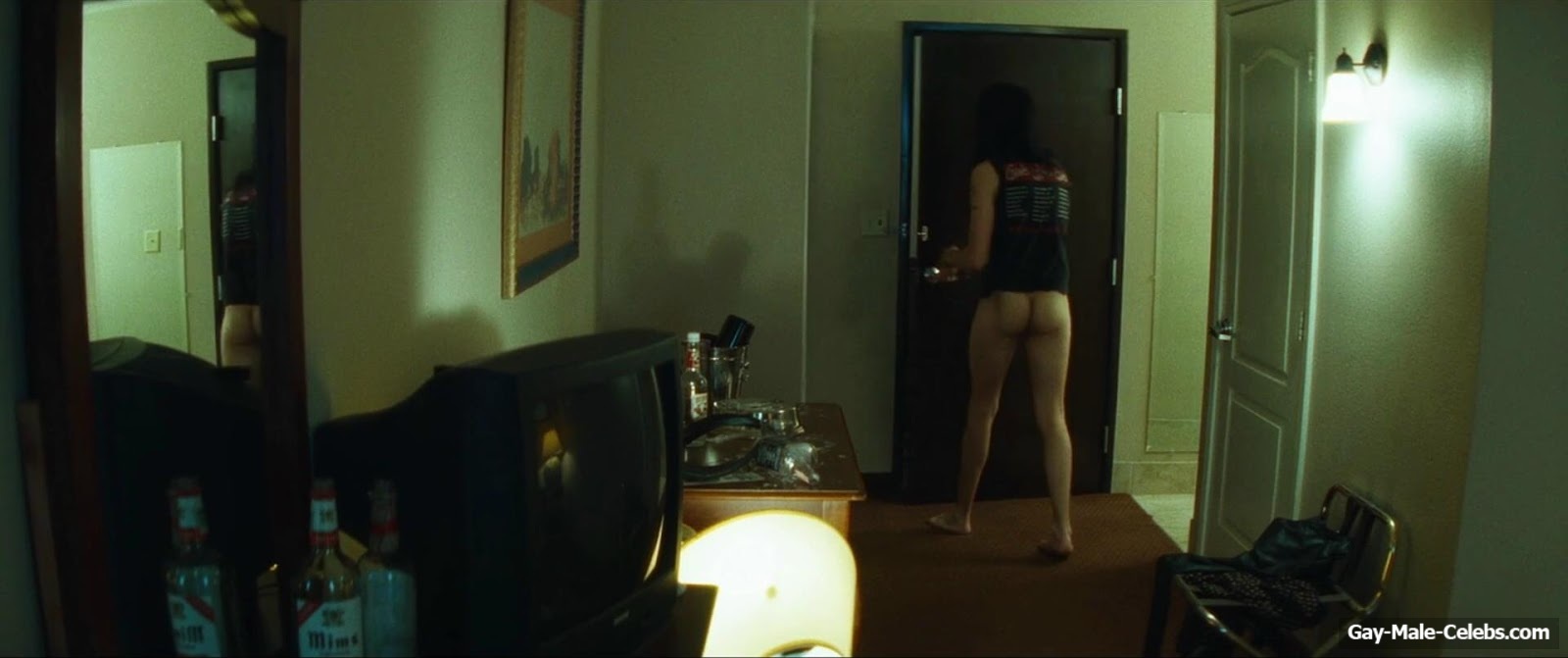 Douglas Booth nude ass in The Dirt