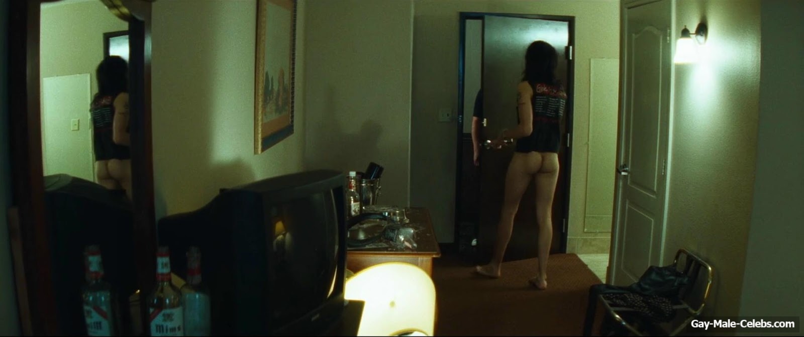 Douglas Booth nude ass in The Dirt