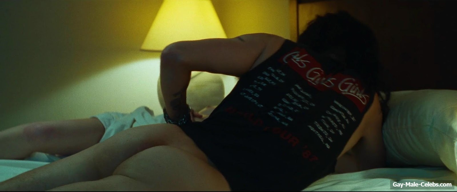Douglas Booth nude ass in The Dirt