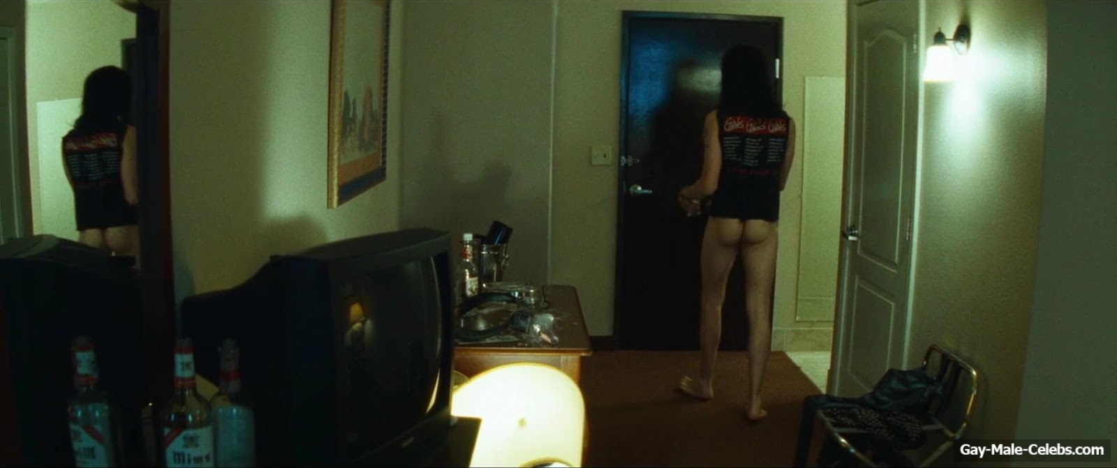 Douglas Booth nude ass in The Dirt