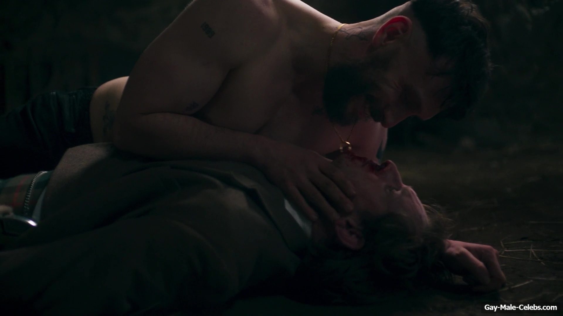 Richard Gadd shirtless in Half Man 2026
