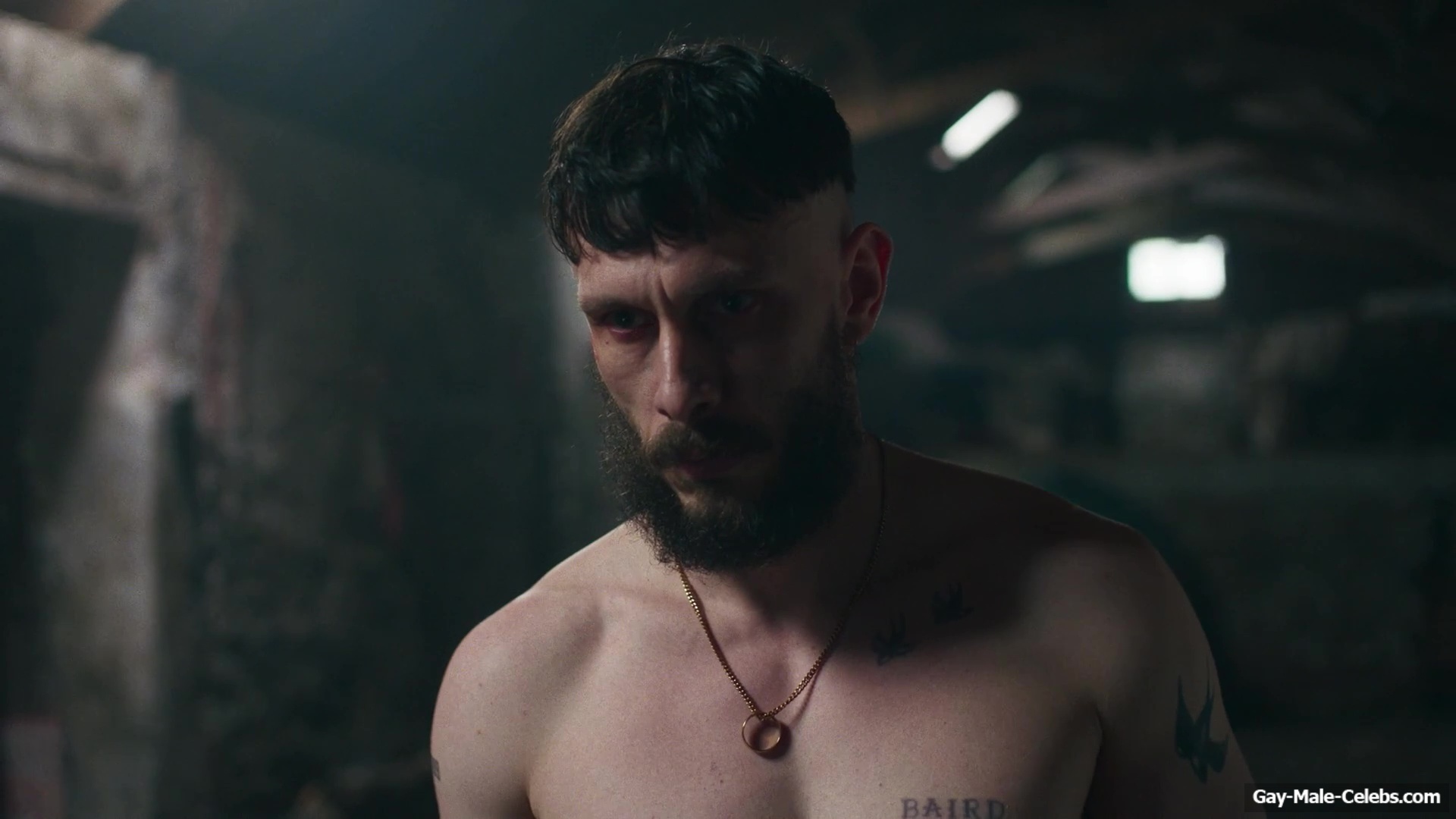 Richard Gadd shirtless in Half Man 2026