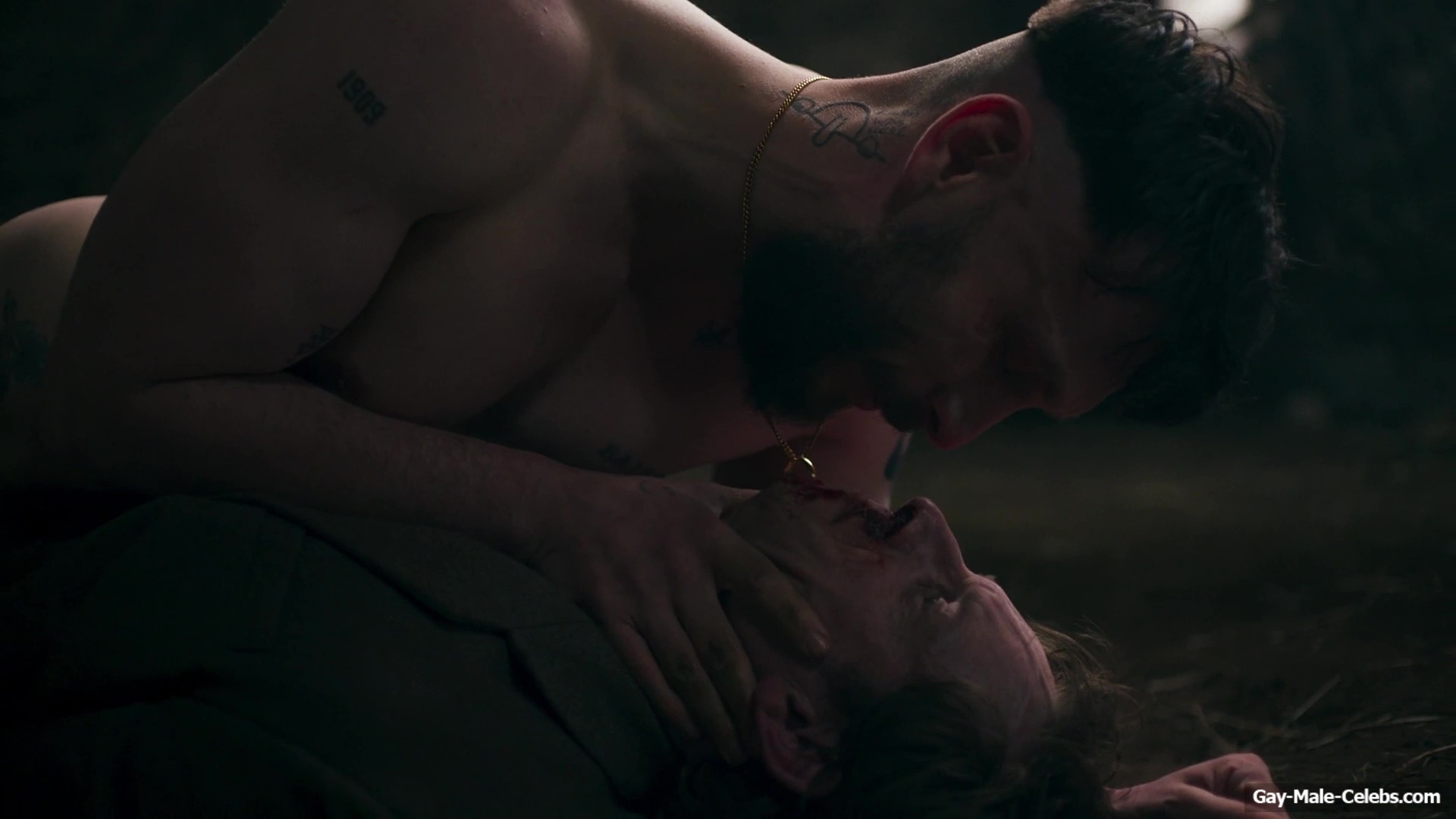 Richard Gadd shirtless in Half Man 2026