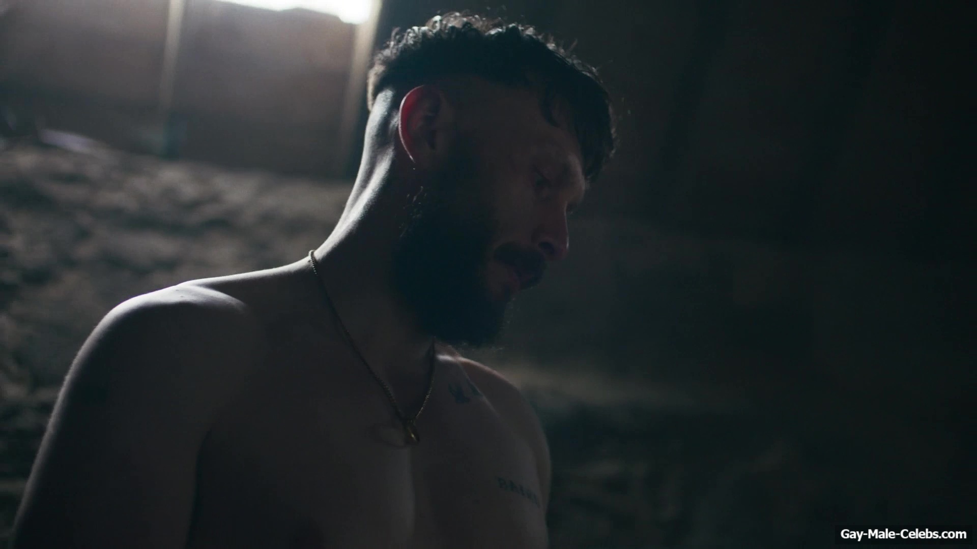 Richard Gadd shirtless in Half Man 2026