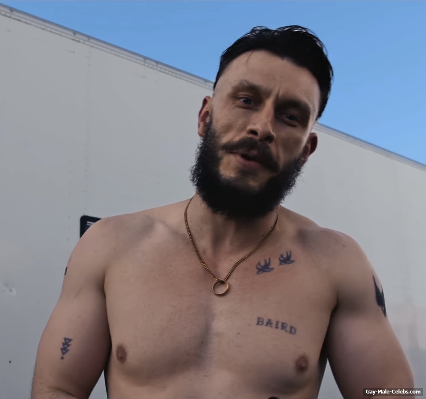 Richard Gadd shirtless in Half Man 2026