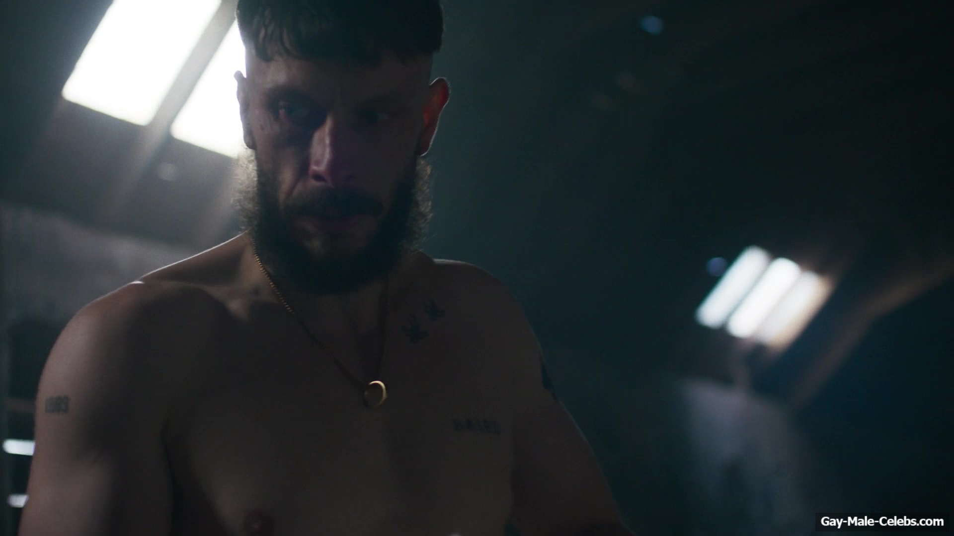 Richard Gadd shirtless in Half Man 2026