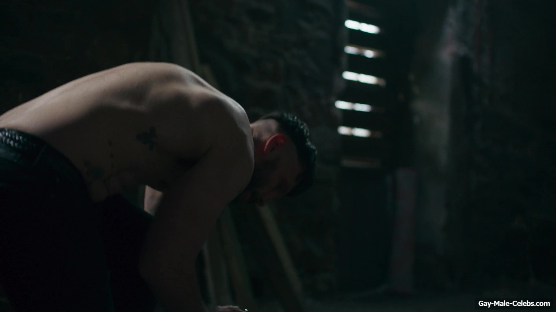 Richard Gadd shirtless in Half Man 2026