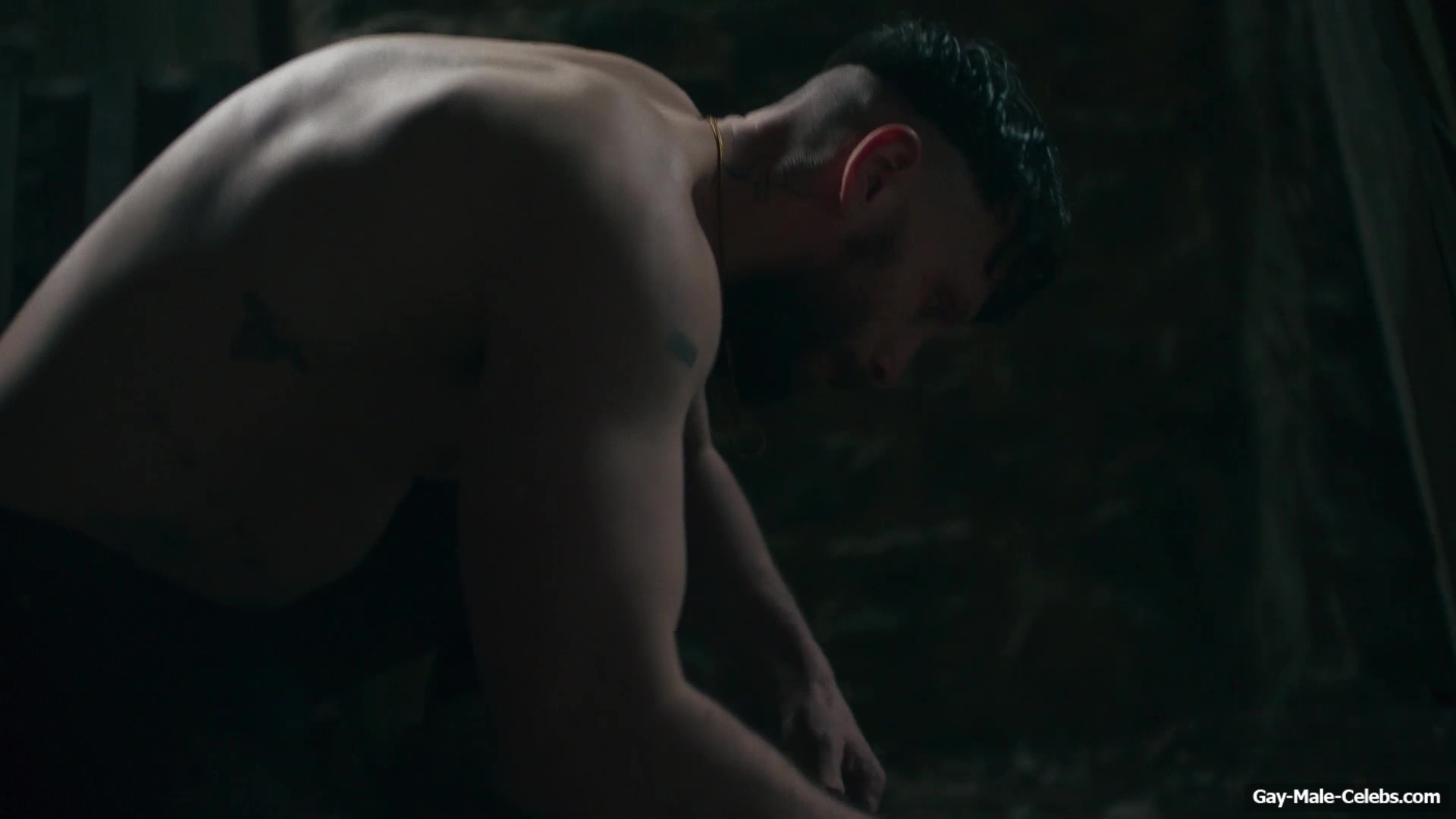 Richard Gadd shirtless in Half Man 2026