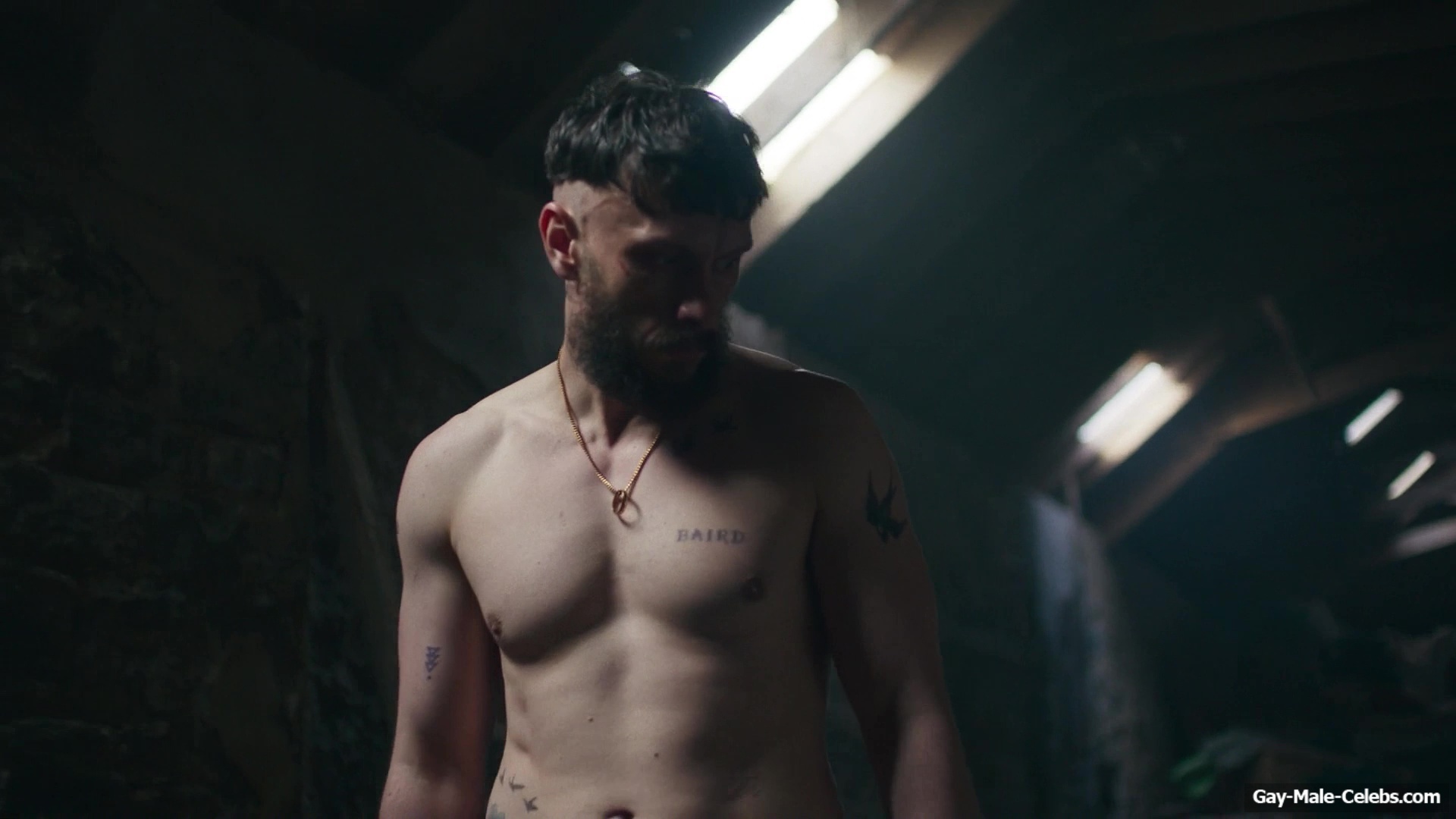 Richard Gadd shirtless in Half Man 2026