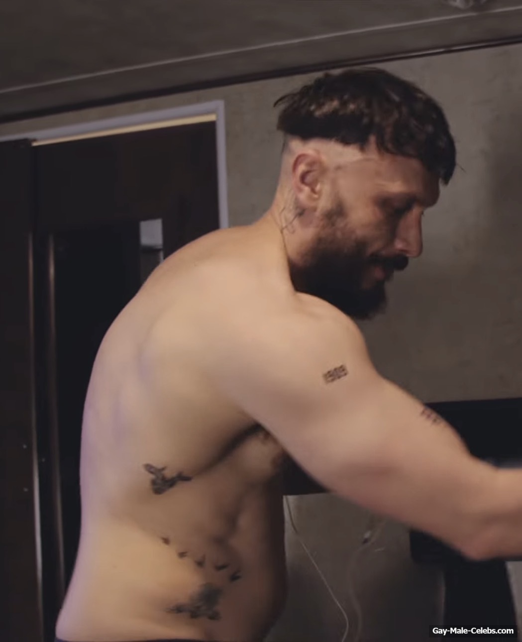 Richard Gadd shirtless in Half Man 2026