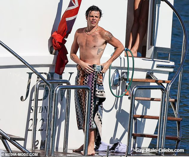 Yungblud shirtless